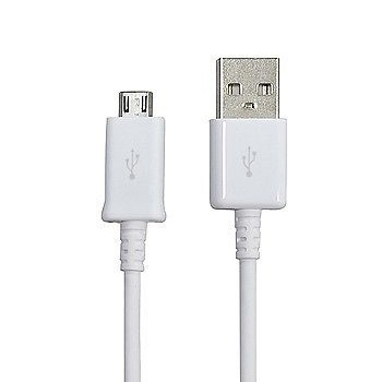 Samsung USB DataCable ECB-DU4AWE - оригинален microUSB кабел за Samsung мобилни телефони (100 cm) (бял) (bulk)