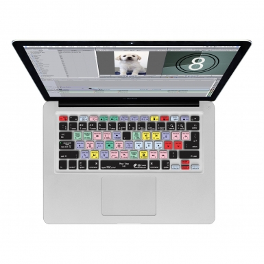 Final Cut Pro/Express QWERTY Keyboard Cover - силиконова обвивка за Final Cut за MacBook, MacBook Air и MacBook Pro