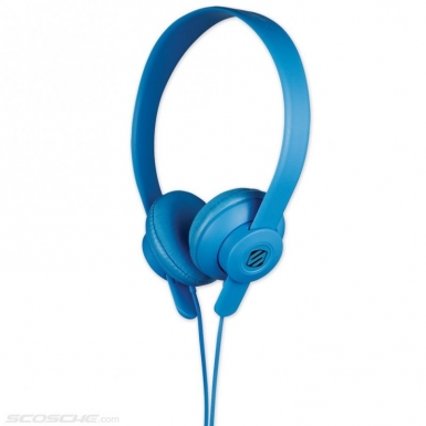 Scosche lobeDOPE Surf - слушалки с микрофон и управление на звука за iPhone и мобилни устройства (син)