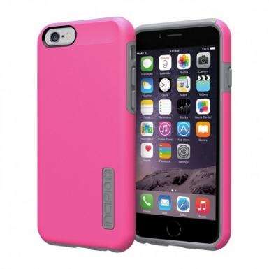 Incipio DualPro - удароустойчив хибриден кейс за iPhone 6, iPhone 6S (розов)