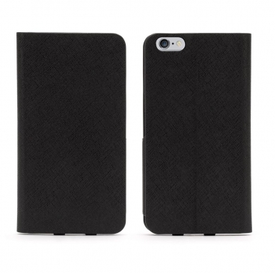 Griffin Wallet Case - кожен калъф тип портфейл за iPhone 6, iPhone 6S (черен)