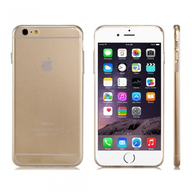 Ultra-Slim Case - тънък силиконов (TPU) калъф (0.3 mm) за iPhone 6 Plus, iPhone 6S Plus (прозрачен)