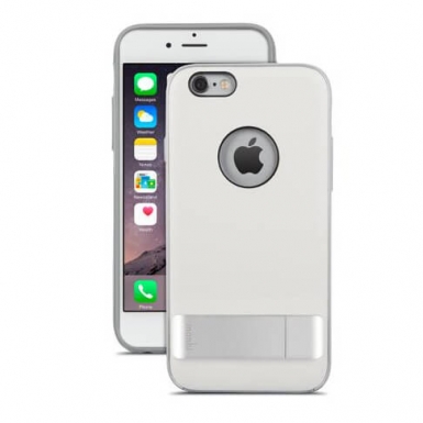 Moshi Kameleon Case - хибриден поликарбонатов кейс за iPhone 6, iPhone 6S (бял)