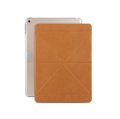Moshi VersaCover Almond Tan - калъф и поставка за iPad Air 2 (кафяв)