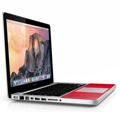 TwelveSouth SurfacePad - кожено защитно покритие за частта под дланите на MacBook Pro 13, Retina 13 (червен)
