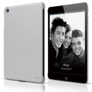 Elago A4M Slim Fit Case - кейс за iPad Mini, iPad mini 2, iPad mini 3 - съвместим със Smart Cover (сив)
