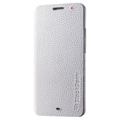 BlackBerry Leather Flip Case ACC-57201-002 - оригинален флип кожен кейс за Blackberry Z30 (бял)