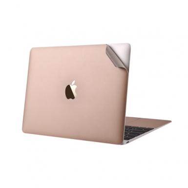 Comma Full Protection - комплект защитни покрития за екрана, пада и корпуса на MacBook 12 (златист)