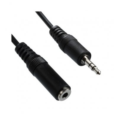 Удължителен аудио кабел 3.5 mm женско към 3.5 mm мъжко (300 см)