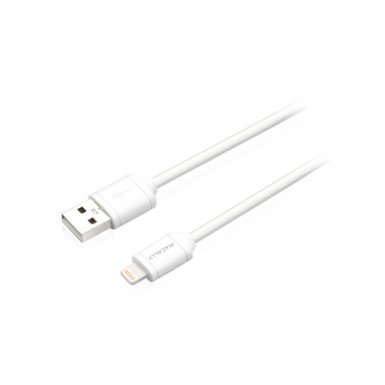 Macally Lightning to USB Cable 300 cm - кабел за iPhone, iPad и iPod с Lightning 300 см (бял)