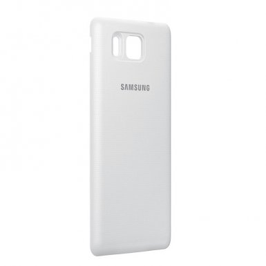 Samsung Wireless Charging Cover EP-CG850IW - заден капак за безжично захранване на Samsung Galaxy Alpha (бял)