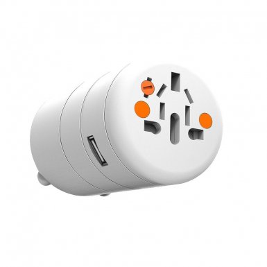 A-Solar Xtorm One World Adapter CX008 - захранване за ел. мрежа с USB изход и преходници за цял свят за мобилни устройства