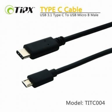 TIPX USB-C Cable to microUSB - microUSB кабел за MacBook и устройства с USB-C порт