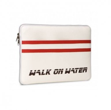 Walk On Water NEO Boarding Skin Sleeve - кожен калъф за  преносими компютри до 15.4 инча (бял)