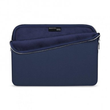 Artwizz Neoprene Sleeve - неопренов калъф с цип за MacBook Air 13, Pro 13, Pro Retina 13 и преносими компютри до 13 инча (тъмносин)