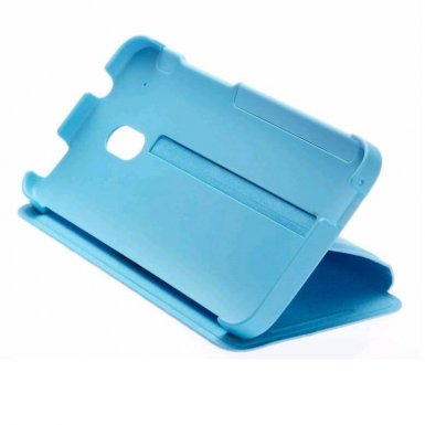 HTC Double Dip Flip HC V851 - оригинален кейс за HTC ONE mini M4 (светлосин)