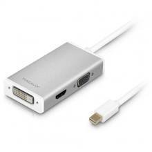 Macally 3-in-1 Mini-DisplayPort към DVI/HDMI/VGA 4K адаптер