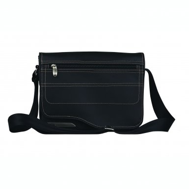 Be.ez LE reporter Metro Roppongi Avenue - чанта с презрамка за iPad и таблети до 10.2 инча (черен-розов)
