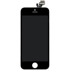 OEM iPhone 5 Display Unit - резервен дисплей за iPhone 5 (пълен комплект) - черен