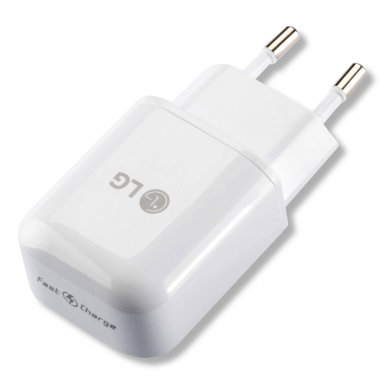 LG Fast Charger MCS-H05ED - захранване 1.8A с USB изход за LG смартфони и таблети (бял) (bulk)