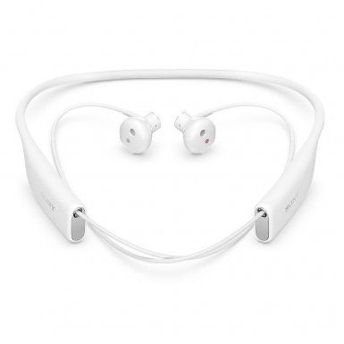 Sony Bluetooth Headset Stereo SBH70 - водоустойчиви bluetooth слушалки с микрофон за мобилни устройства (бял)