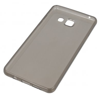 Ultra-Slim Case - тънък силиконов (TPU) калъф (0.3 mm) за Samsung Galaxy A3 (2016) (черен-прозрачен)