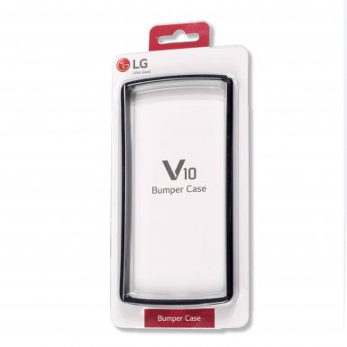 LG Bumper Case CSV-130 - оригинален силиконов бъмпер за LG V10 (черен)