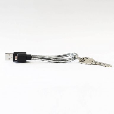 Fuse Chicken Titan Loop M - стоманен MicroUSB кабел (ключодържател) за устройства с MicroUSB (25 см.)