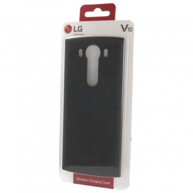LG Wireless Charging Cover CPR-120 - оригинален заден капак за безжично захранване на LG V10 (черен)