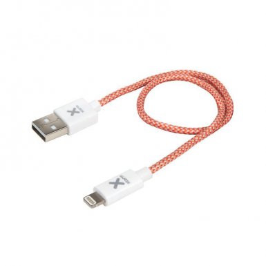 A-Solar Xtorm Sync and Charge Lightning CX015 - плетен Lightning кабел за iPhone, iPad, iPod (20 см.)