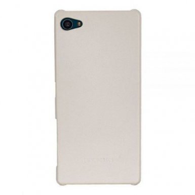 Beyzacases Iris Leather Case - кожен кейс за Sony Xperia Z5 Compact (кремав)