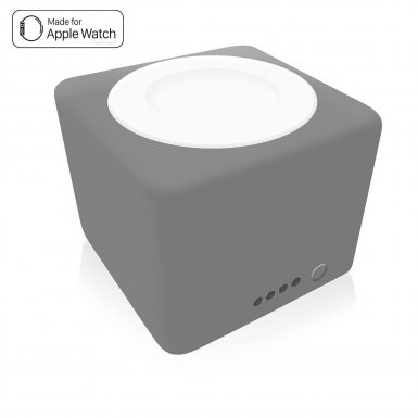 Zens Apple Watch Power Bank 1300 mAh - външна преносима батерия за зареждане на Apple Watch (сива)