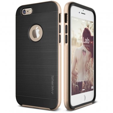 Verus High Pro Shield Case - хибриден удароустойчив кейс за iPhone 6S, iPhone 6 (златист)
