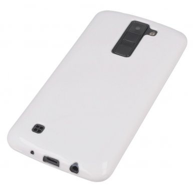 Jelly Case - силиконов (TPU) калъф за LG K8 (бял)
