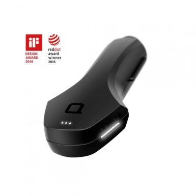 Nonda Zus Car 4.8A Charger and Locator - локатор и зарядно за кола с два USB изхода (2.4A + 2.4A) за устройства с iOS и Android