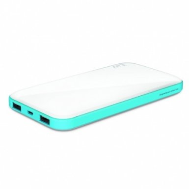 iLuv myPower 10000 - външна батерия 10 000mAh с два USB изхода за смартфони и таблети (бяла)