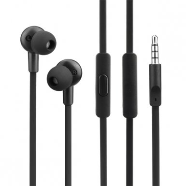 Xiaomi Headset Pistons Colorful Earphones - слушалки с микрофон за Xiaomi мобилни телефони (черни)