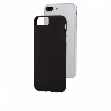 CaseMate Barely There - поликарбонатов кейс за iPhone 8 Plus, iPhone 7 Plus, iPhone 6S Plus, iPhone 6 Plus (черен)