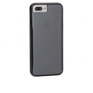 CaseMate Naked Tough Case - кейс с висока защита за iPhone 8 Plus, iPhone 7 Plus, iPhone 6S Plus, iPhone 6 Plus (черен-прозрачен)