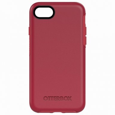 Otterbox Symmetry Series Case - хибриден кейс с висока защита за iPhone 8, iPhone 7 (червен)
