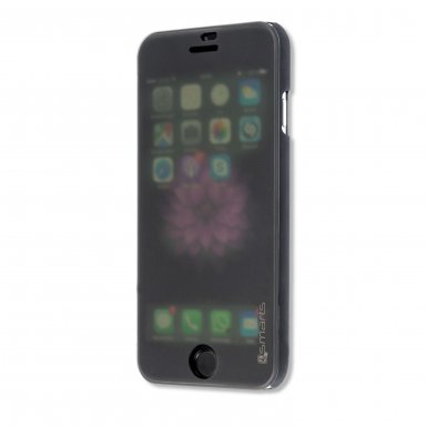 4smarts Kyoto Always-On Book - калъф през който виждате информация от дисплея за iPhone 8, iPhone 7 (черен)