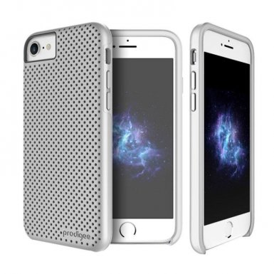 Prodigee Breeze Case - хибриден удароустойчив кейс за iPhone 8, iPhone 7 (сребрист)