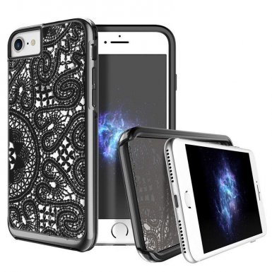 Prodigee Show Lace Black Case - хибриден удароустойчив кейс за iPhone 8, iPhone 7
