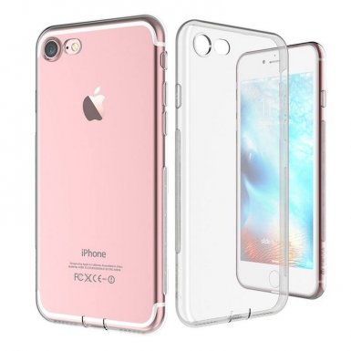 Devia Naked Case - тънък силиконов (TPU) калъф (0.5 mm) за iPhone 8 Plus, iPhone 7 Plus (прозрачен)