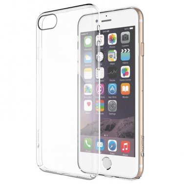 Comma Hard Jacket 360 Case - тънък поликарбонатов кейс за iPhone 8, iPhone 7 (прозрачен)