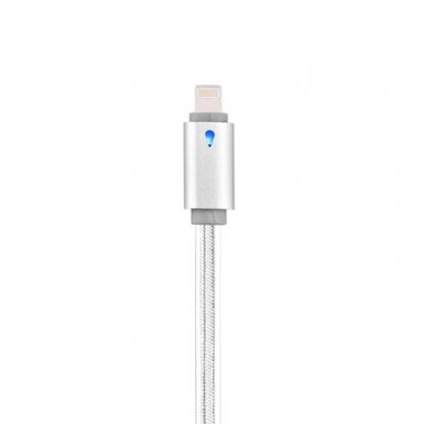 Devia Neo Lightning USB Cable - USB кабел за iPhone 8, iPhone 7 и Apple продукти с Lightning вход (сребрист)