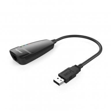 TeckNet UL466G USB 2.0 Realtek Ethernet Adapter - адаптер за компютри без Ethernet порт