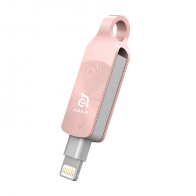 Adam Elements iKlips Duo Plus Lightning 64GB - външна памет за iPhone, iPad, iPod с Lightning (64GB) (розово злато)