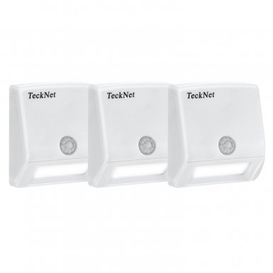 TeckNet LED01 3-Pack Motion Sensor LED Night Light - сензор за движение и LED нощна светлина 