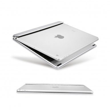 TeckNet X363 Keyboard Cover - безжична клавиатура със захващане за iPad Air 2, iPad Pro 9.7 (сребрист)